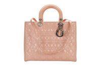 Dior Lady Dior Large, Patent, Light Pink, Silver Hardware-12
