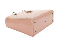 Dior Lady Dior Large, Patent, Light Pink, Silver Hardware-6
