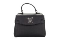 Louis Vuitton Lockme Ever, Black, Leather, Silver Hardware15