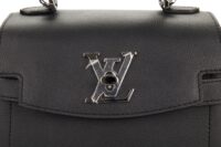 Louis Vuitton Lockme Ever, Black, Leather, Silver Hardware5