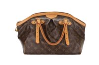 Louis Vuitton Tivoli Cloth Handbag Monogram Coated Canvas Gold hardware1