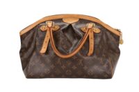 Louis Vuitton Tivoli Cloth Handbag Monogram Coated Canvas Gold hardware4