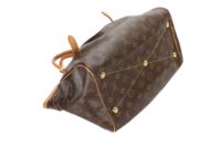 Louis Vuitton Tivoli Cloth Handbag Monogram Coated Canvas Gold hardware9