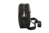 Saint Laurent Small Camp Crossbody bag, Green:Black, Nylon and leather, Silver Hardware10