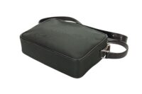 Saint Laurent Small Camp Crossbody bag, Green:Black, Nylon and leather, Silver Hardware3