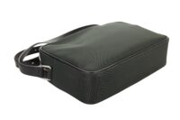 Saint Laurent Small Camp Crossbody bag, Green:Black, Nylon and leather, Silver Hardware4