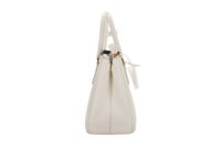 37. Prada Galleria Saffiano Medium White Leather, Gold Hardware2