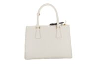 37. Prada Galleria Saffiano Medium White Leather, Gold Hardware3
