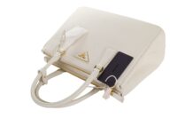 37. Prada Galleria Saffiano Medium White Leather, Gold Hardware6