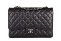 39. Chanel Classic Flap Jumbo, Caviar Leather, Silver hardware, 202012