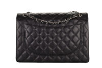 39. Chanel Classic Flap Jumbo, Caviar Leather, Silver hardware, 20203