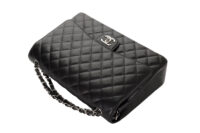 39. Chanel Classic Flap Jumbo, Caviar Leather, Silver hardware, 20206