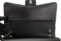39. Chanel Classic Flap Jumbo, Caviar Leather, Silver hardware, 20208