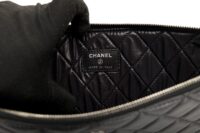 41. Chanel Timeless Classique Leather Clutch, Lambskin black leather, Silver hardware 5