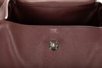 43. Hermes Lindy 30, Palladium Hardware, 2017, Bordeaux Colour 12