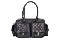 46. Chanel Cambon Shoulder Bag, Leather, Silver hardware17