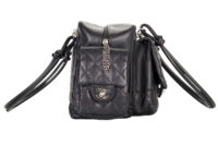 46. Chanel Cambon Shoulder Bag, Leather, Silver hardware5