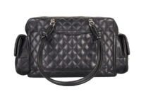 46. Chanel Cambon Shoulder Bag, Leather, Silver hardware6