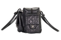 46. Chanel Cambon Shoulder Bag, Leather, Silver hardware7