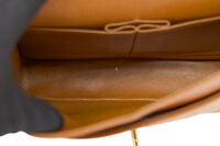 56. Chanel Vintage Classic Flap, Medium, Light Brown, Lambskin, Gold Hardware 12