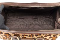 65. Celine Vintage Large Ella Leopard Pony Hair Handbag, Brown, Gold hardware16