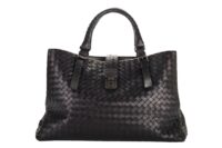 66. Bottega Veneta Roma Leather, Black, Dark tones silver hardware1