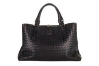 66. Bottega Veneta Roma Leather, Black, Dark tones silver hardware4