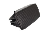 66. Bottega Veneta Roma Leather, Black, Dark tones silver hardware7