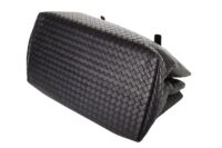 66. Bottega Veneta Roma Leather, Black, Dark tones silver hardware8