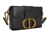 75. Christian Dior 30 Montaigne Box Leather Handbag, Gold Hardware1