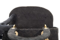 76. Dior D-Lite Toile de Jouy Soleil Macramé Embroidery Medium, Black Canvas, Gold Hardware 15