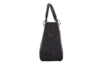 76. Dior D-Lite Toile de Jouy Soleil Macramé Embroidery Medium, Black Canvas, Gold Hardware 4
