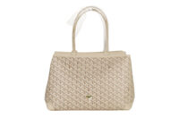 79. Goyard Bellechasse, Sand, Coated Canvas, Silver Hardware1