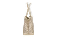 79. Goyard Bellechasse, Sand, Coated Canvas, Silver Hardware3
