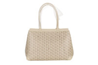 79. Goyard Bellechasse, Sand, Coated Canvas, Silver Hardware4