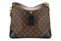 91. Louis Vuitton Odeon Cloth Crossbody, Monogram Coated Canvas, Gold Hardware 1