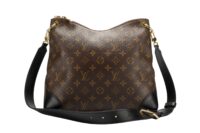 91. Louis Vuitton Odeon Cloth Crossbody, Monogram Coated Canvas, Gold Hardware 4