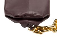 92. Bottega Venetta Chain Pouch, Purple, Leather, Gold Hardware12