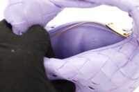 Bottega Veneta Candie Jodie, Purple Leather, Gold Hardware6