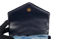 0006. YSL Velvet Toy Loulou Navy Gold Hardware
