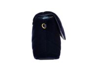 0006. YSL Velvet Toy Loulou Navy Gold Hardware