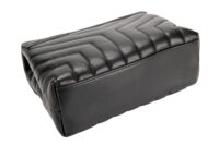 0007. YSL Calf Leather Small Loulou Black Gold Hardware