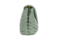 0008. YSL Suede Medium Loulou Sage Gold Hardware