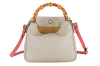 0083. Gucci Diana Small Leather White Shoulder Bag