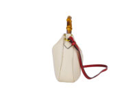 0083. Gucci Diana Small Leather White Shoulder Bag