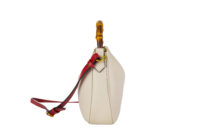 0083. Gucci Diana Small Leather White Shoulder Bag