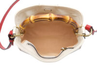 0083. Gucci Diana Small Leather White Shoulder Bag