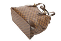 0131. Louis Vuitton Damier Ebene Canvas Hampstead, Gold Hardware
