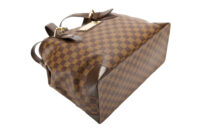 0131. Louis Vuitton Damier Ebene Canvas Hampstead, Gold Hardware