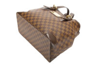 0131. Louis Vuitton Damier Ebene Canvas Hampstead, Gold Hardware